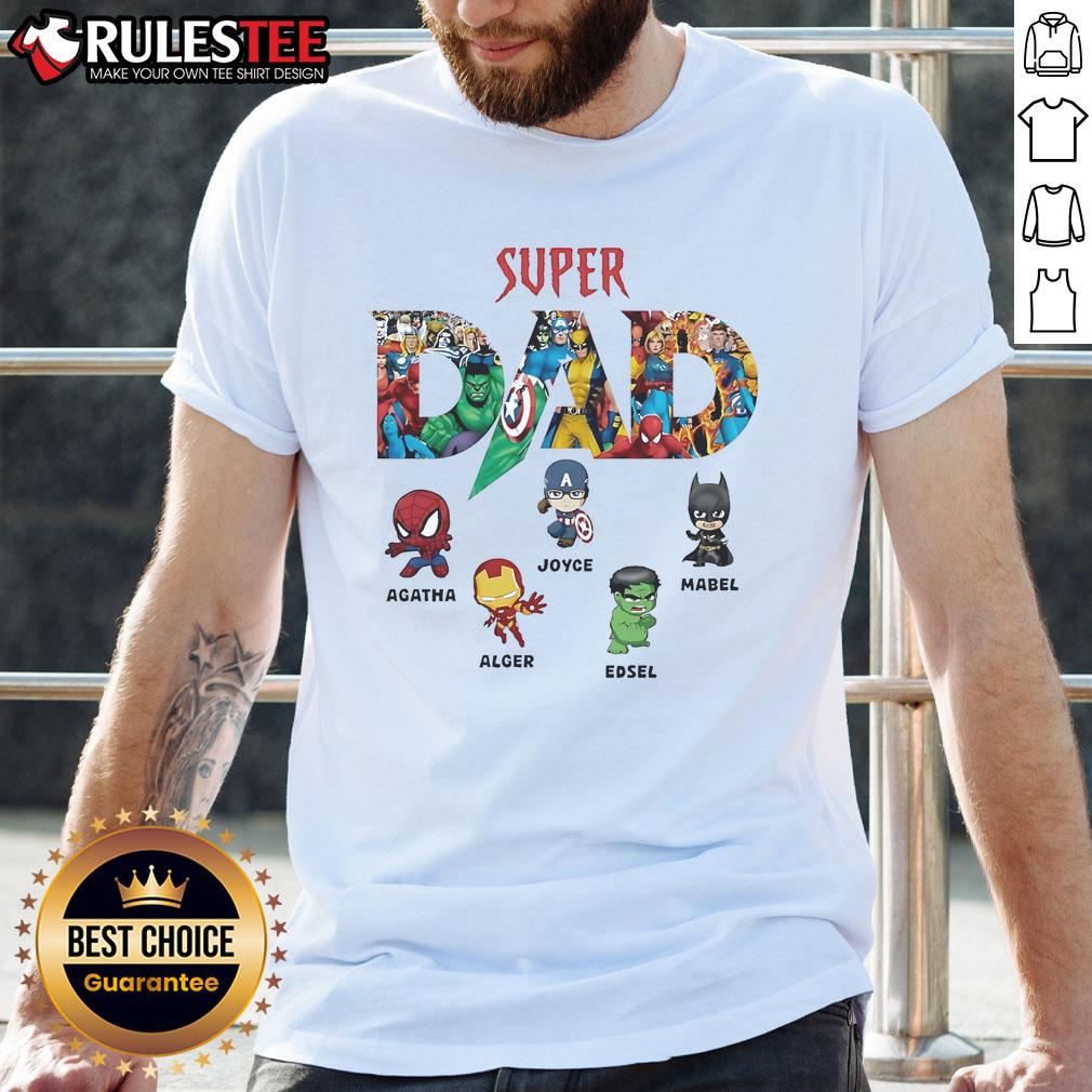Awesome Super Dad Marvel Superhero Father's Day T-Shirt