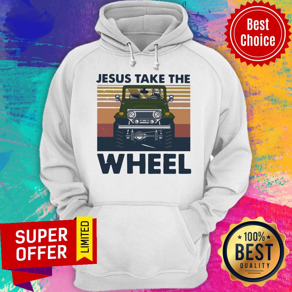 Official Jesus Take The Wheel Vintage Shirt - Image 3