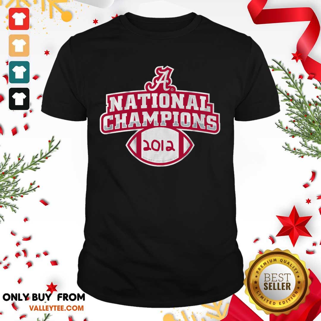 Premium Alabama Crimson Tide National Champions 2012 Shirt