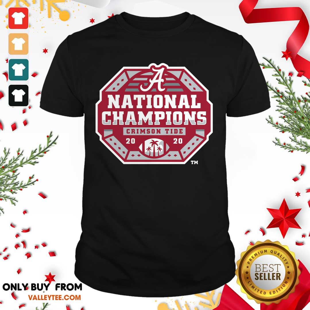 Top Alabama Crimson Tide Fanatics Branded College Football Playoff 2020 National Champions Sack Shirt