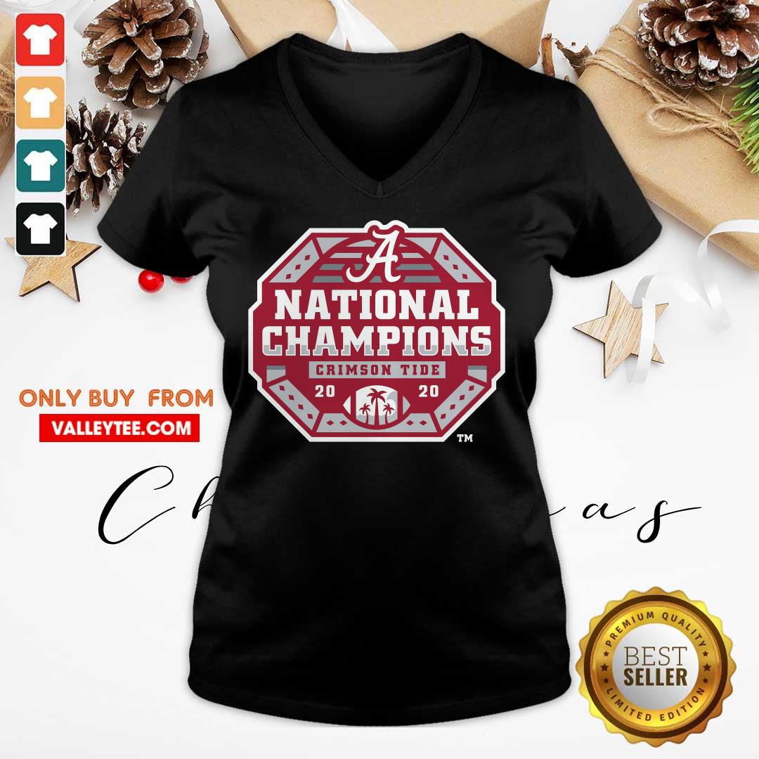 Top Alabama Crimson Tide Fanatics Branded College Football Playoff 2020 National Champions Sack Shirt - Image 2
