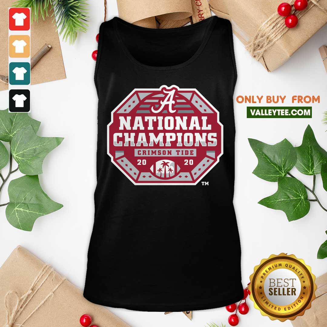 Top Alabama Crimson Tide Fanatics Branded College Football Playoff 2020 National Champions Sack Shirt - Image 5