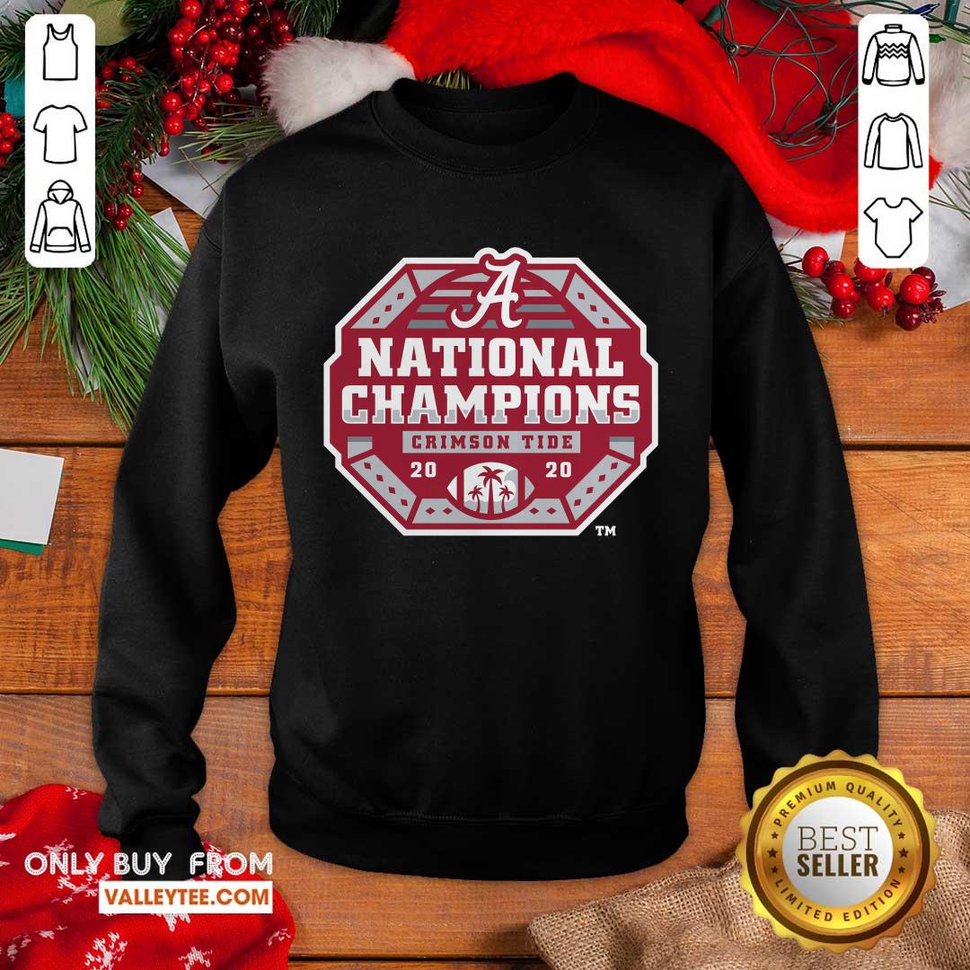 Top Alabama Crimson Tide Fanatics Branded College Football Playoff 2020 National Champions Sack Shirt - Image 4