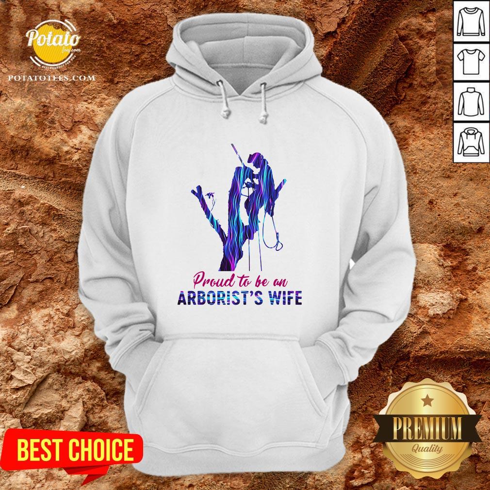 Happy Proud To Be An Arborist’s Wife Hologram Shirt - Image 5