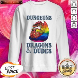 Alternative view of LGBT Dungeons Dragons Dudes Perfect Top Official Nice Shirt