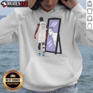 Alternative view of Awesome Anthony Edwards Minnesota Timberworlf NBA Basketball Goat T-Shirt