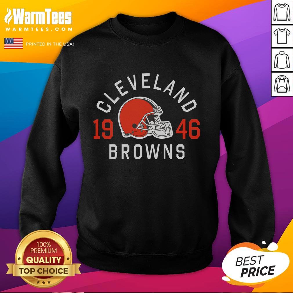Awesome Cleveland Browns Heritage Print T-Shirt - Image 5