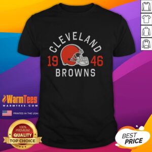 Awesome Cleveland Browns Heritage Print T-Shirt