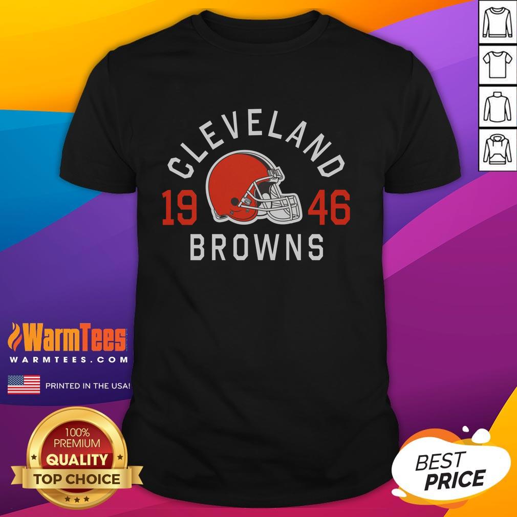 Awesome Cleveland Browns Heritage Print T-Shirt