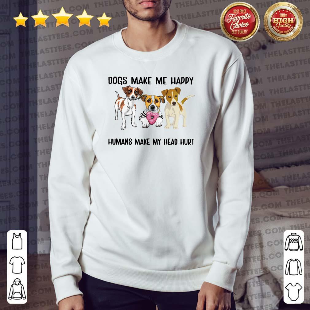 Top Beagle Dogs Make Me Happy Humans Make My Head Hurt Shirt - Image 5