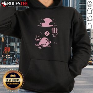 Alternative view of Cute Pink Ninja Kirby Samurai Gamer T-Shirt