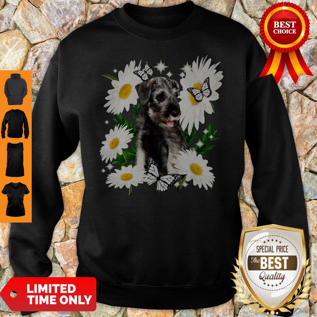 Official Standard Schnauzer Daisy Flower Classic Shirt - Image 5