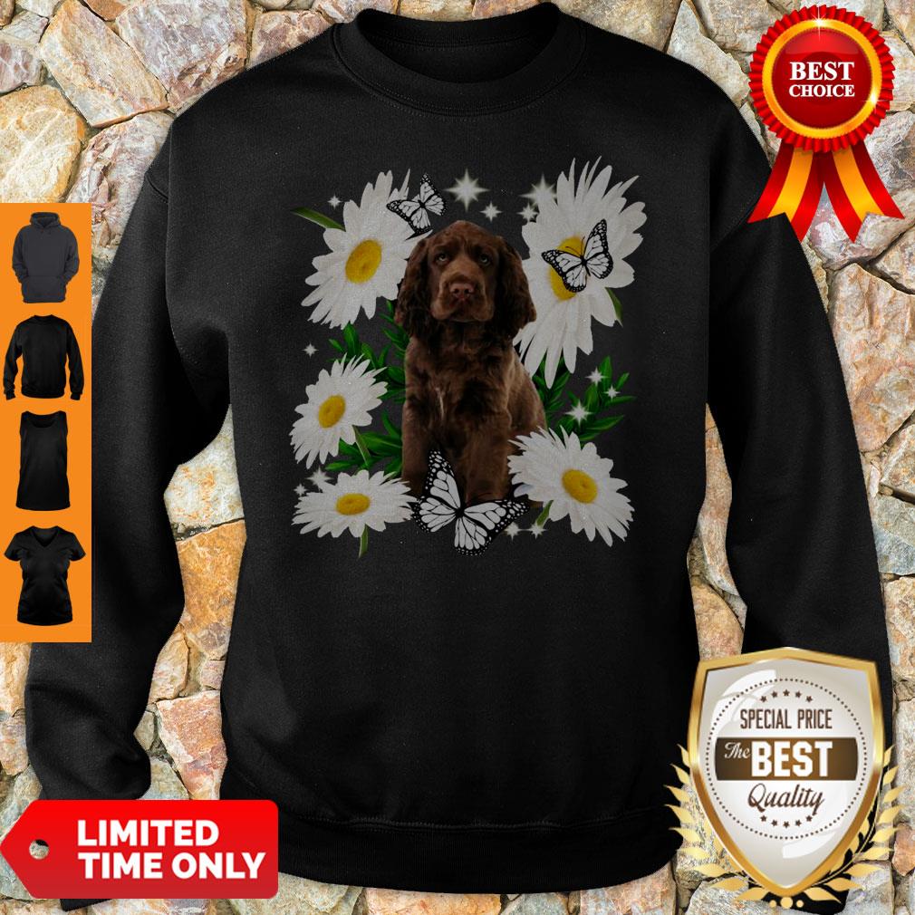 Official Sussex Spaniel Daisy Flower Classic Shirt - Image 5
