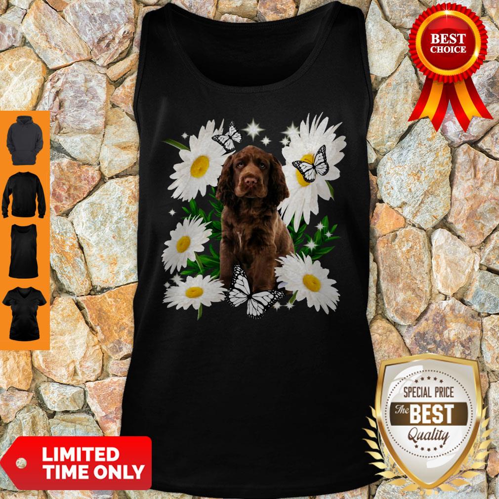 Official Sussex Spaniel Daisy Flower Classic Shirt - Image 4