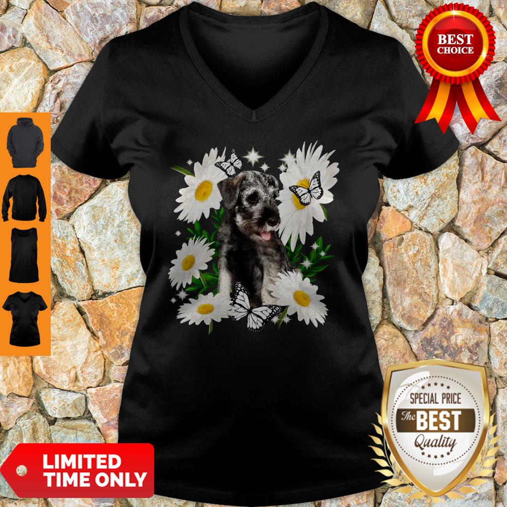 Official Standard Schnauzer Daisy Flower Classic Shirt - Image 3