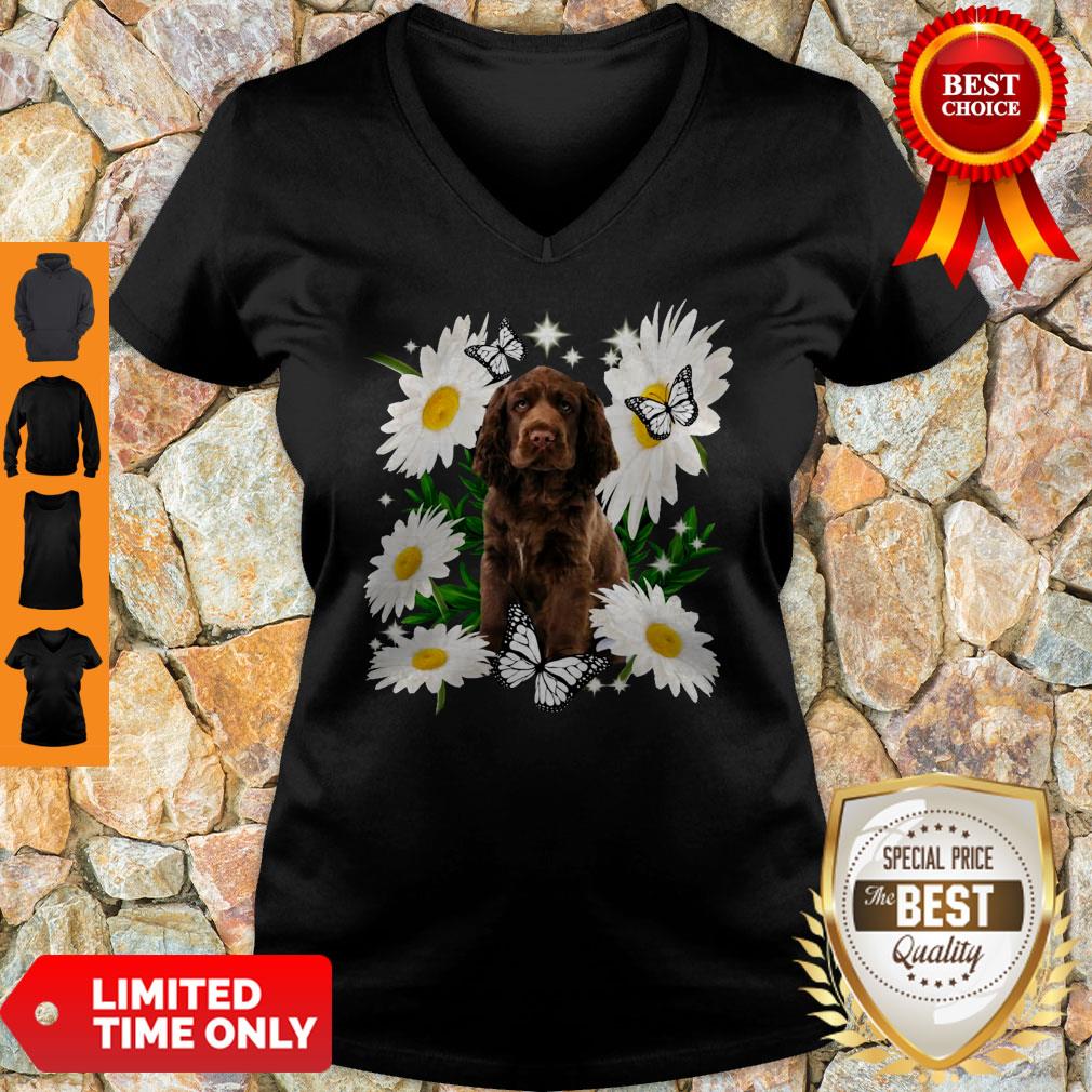 Official Sussex Spaniel Daisy Flower Classic Shirt - Image 3