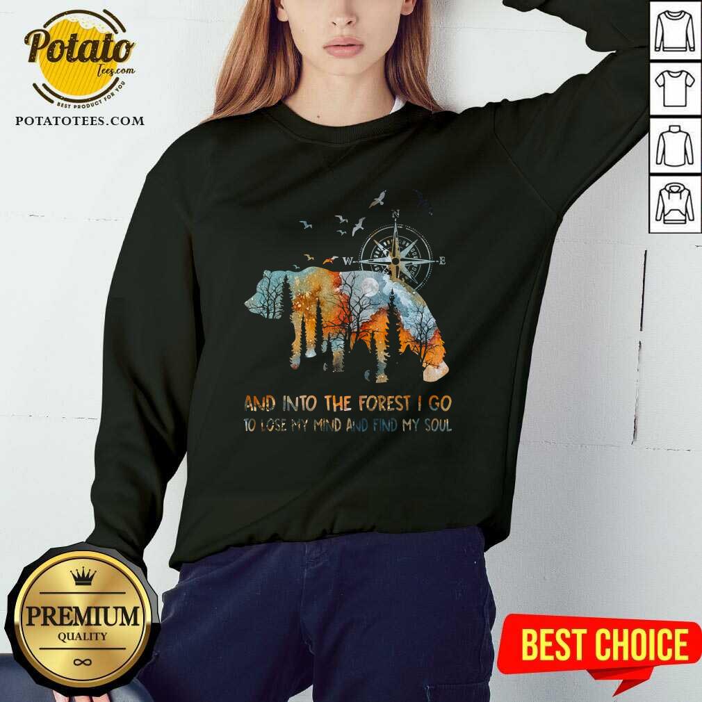 Camping Bear And Into The Forest Shirt - Image 4