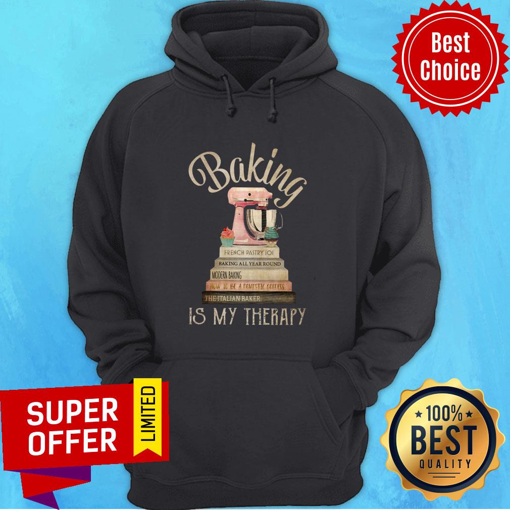 Nice Baking Is My Therapy Shirt - Image 3