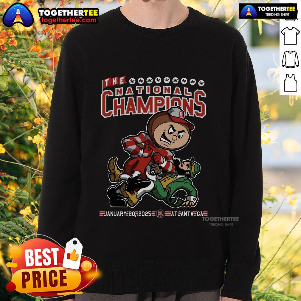 Official The National Champions January 20 2025 Atlanta GA T-Shirt - Image 5