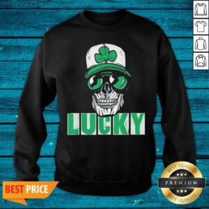 Alternative view of Cute Skull Halloween Made To Match Jordan 13 Lucky Green Shirt
