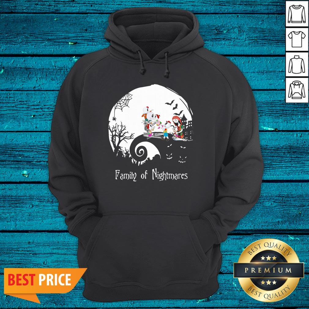 Funny Family Of Nightmares Jack Skellington And Sally Moon Halloween Shirt - Image 3
