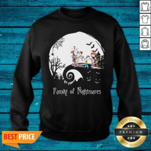 Alternative view of Funny Family Of Nightmares Jack Skellington And Sally Moon Halloween Shirt
