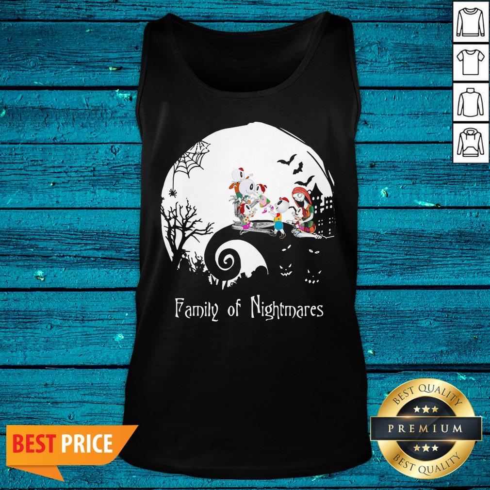 Funny Family Of Nightmares Jack Skellington And Sally Moon Halloween Shirt - Image 5