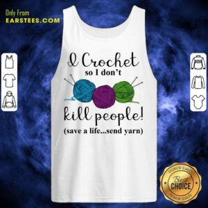 Alternative view of Good I Crochet People Save Send Yarn 2 Shirt