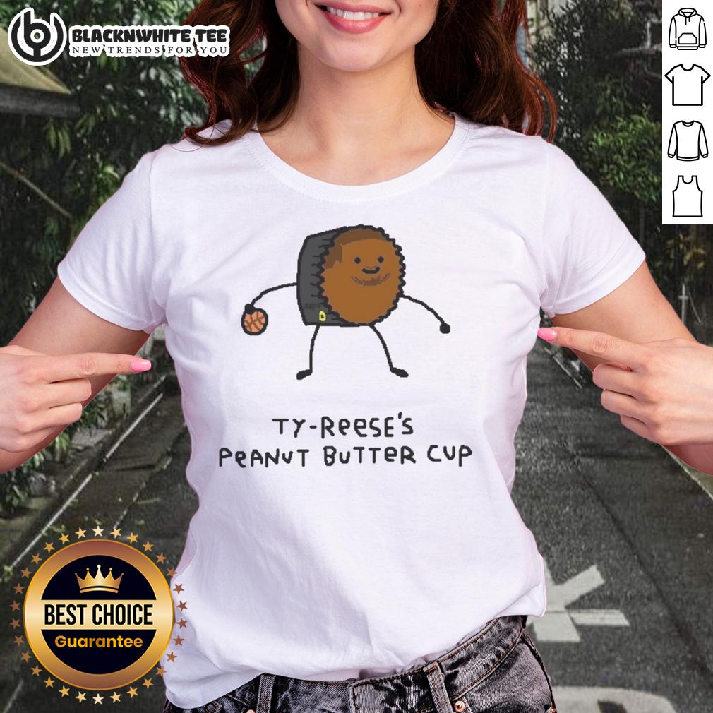 Top Ty-Reese's Peanut Butter Cup Pacers Player Pun T-Shirt - Image 3