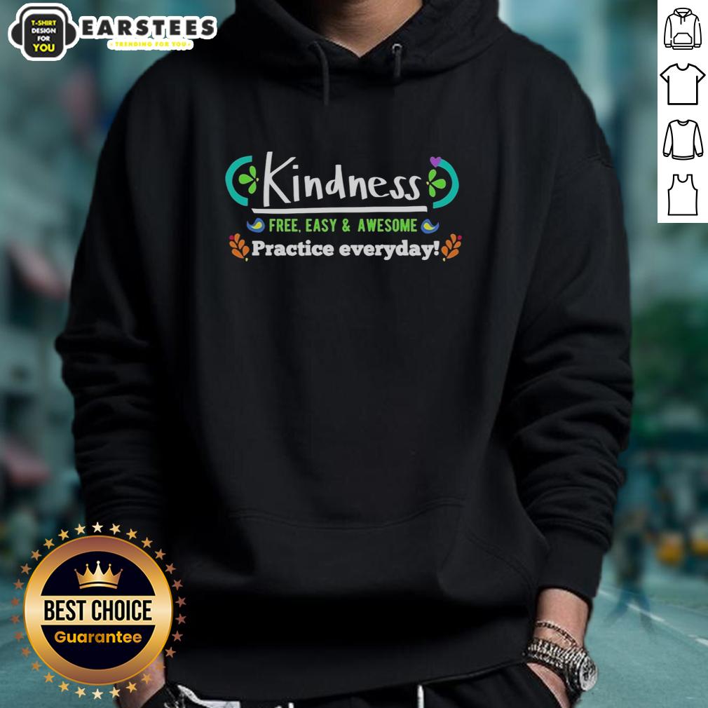 Good Kindness Free Easy And Awesome Practice Everyday Vintage T-Shirt - Image 2