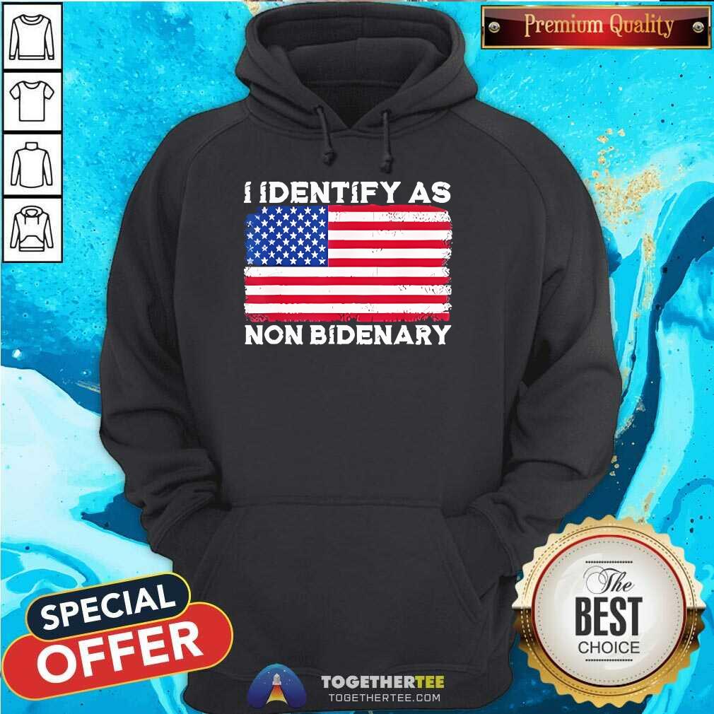 Premium I Identify As Non Bidenary T-Shirt - Image 5