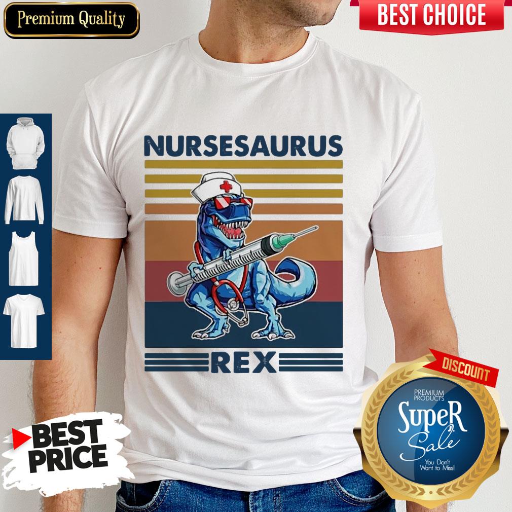 Awesome Dinosaur Nurse Nursesaurus Rex Shirt
