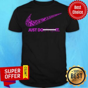 Top Breast Cancer Awareness Nike Just Don’t Quit Shirt