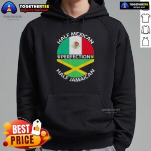 Alternative view of Hot Half Mexican Half Jamaican Flag Mashup Perfection T-Shirt