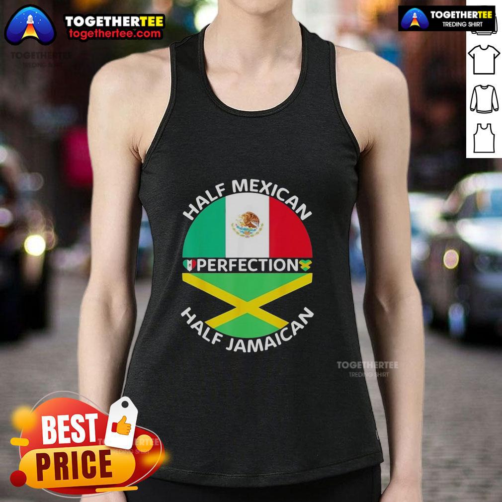 Hot Half Mexican Half Jamaican Flag Mashup Perfection T-Shirt - Image 4
