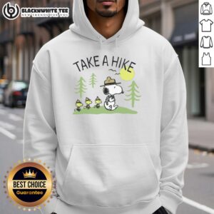 Alternative view of Pretty Peanuts Snoopy Take A Hike T-Shirt