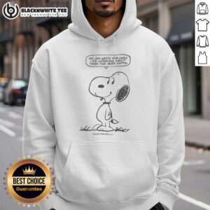 Alternative view of Pretty Snoopy You Can Waste Your Whole Life Worrying About Things That Never Happen T-Shirt