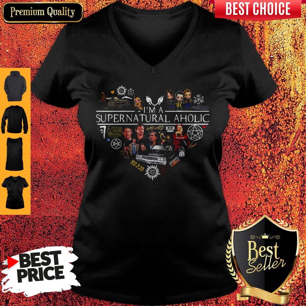 Awesome Heart I’m A Supernatural Aholic Shirt - Image 2