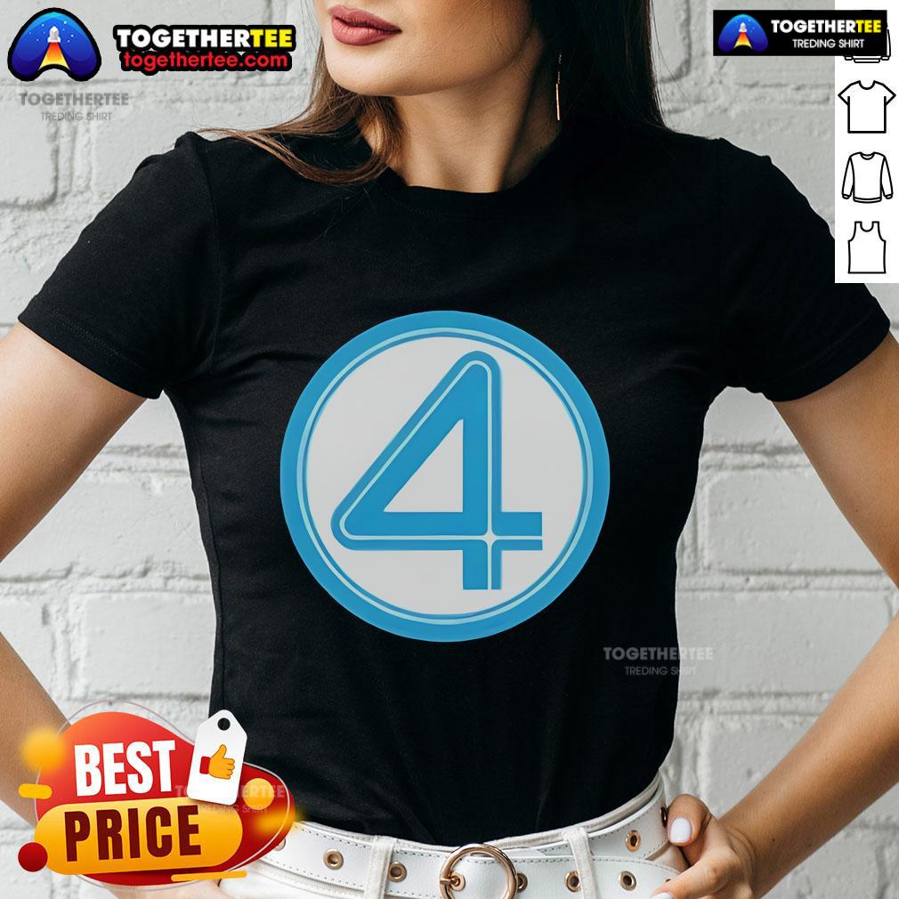 Official Marvel Fantastic Four Logo T-Shirt - Image 3