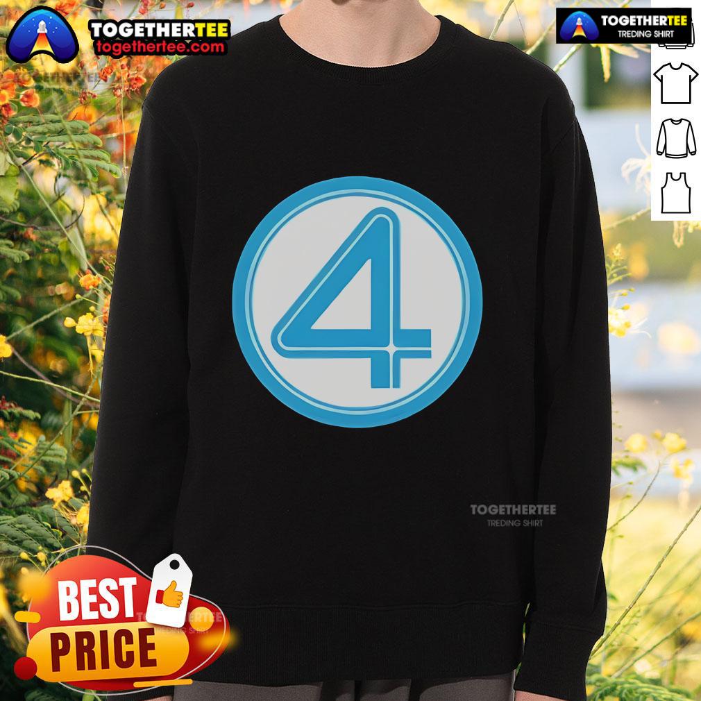 Official Marvel Fantastic Four Logo T-Shirt - Image 5