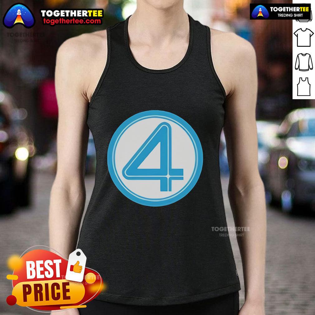 Official Marvel Fantastic Four Logo T-Shirt - Image 4