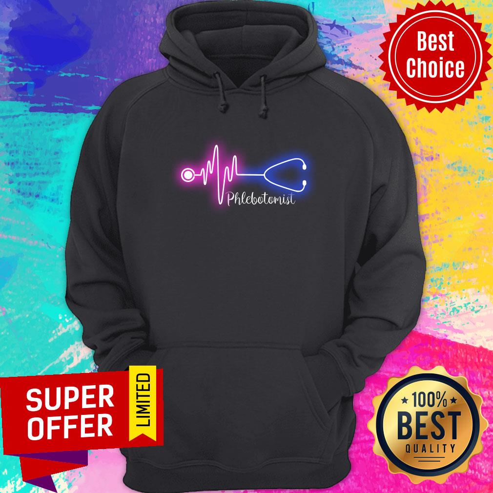 Stethoscope Heartbeat Phlebotomist Shirt - Image 2