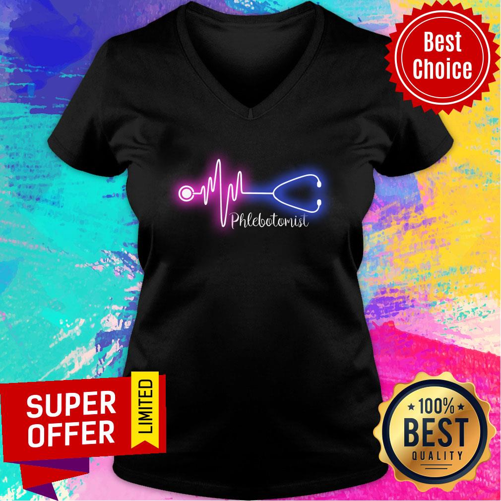 Stethoscope Heartbeat Phlebotomist Shirt - Image 3