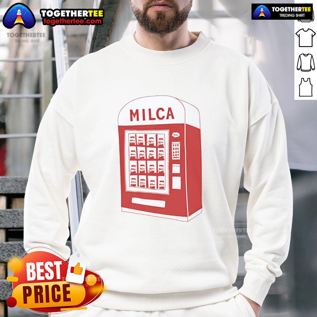Nice Milca Vintage Vending Machine T-Shirt - Image 5