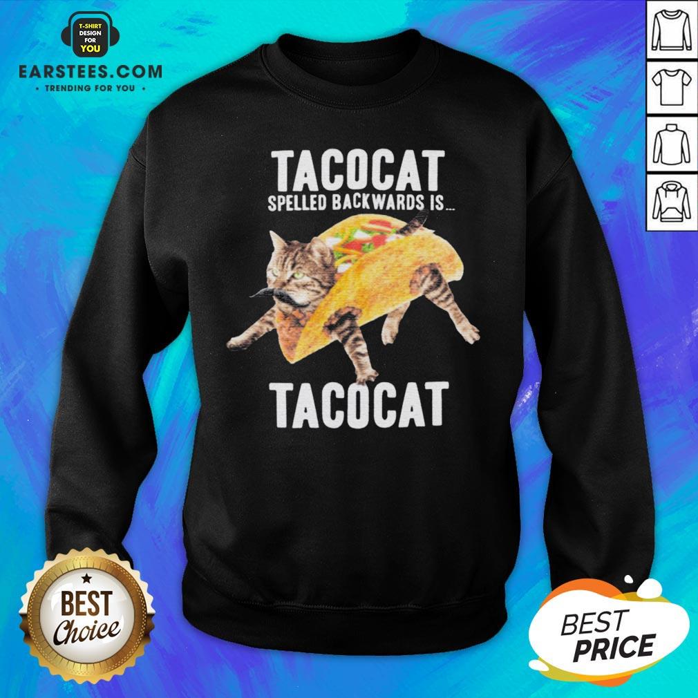 Nice Tacocat Spelled Backwards Is Tacocat Shirt - Image 2