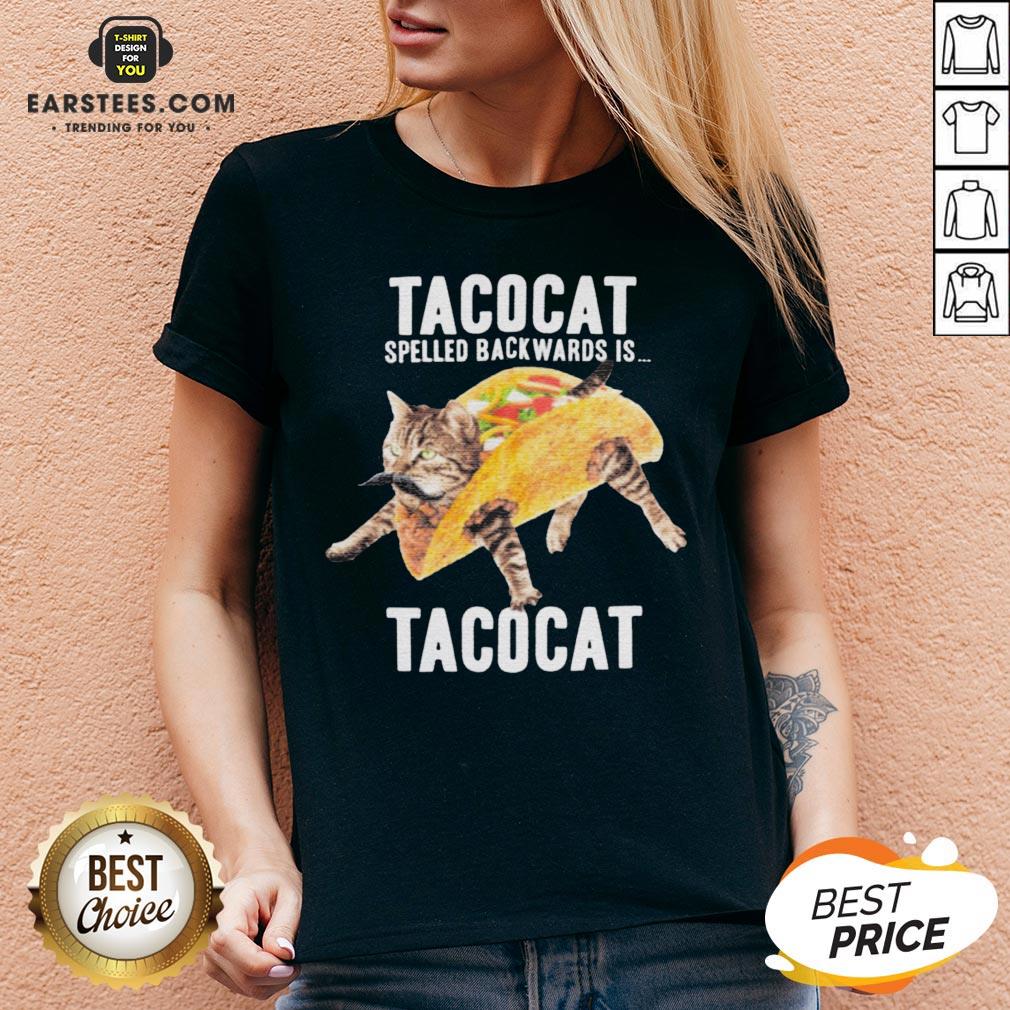 Nice Tacocat Spelled Backwards Is Tacocat Shirt - Image 4