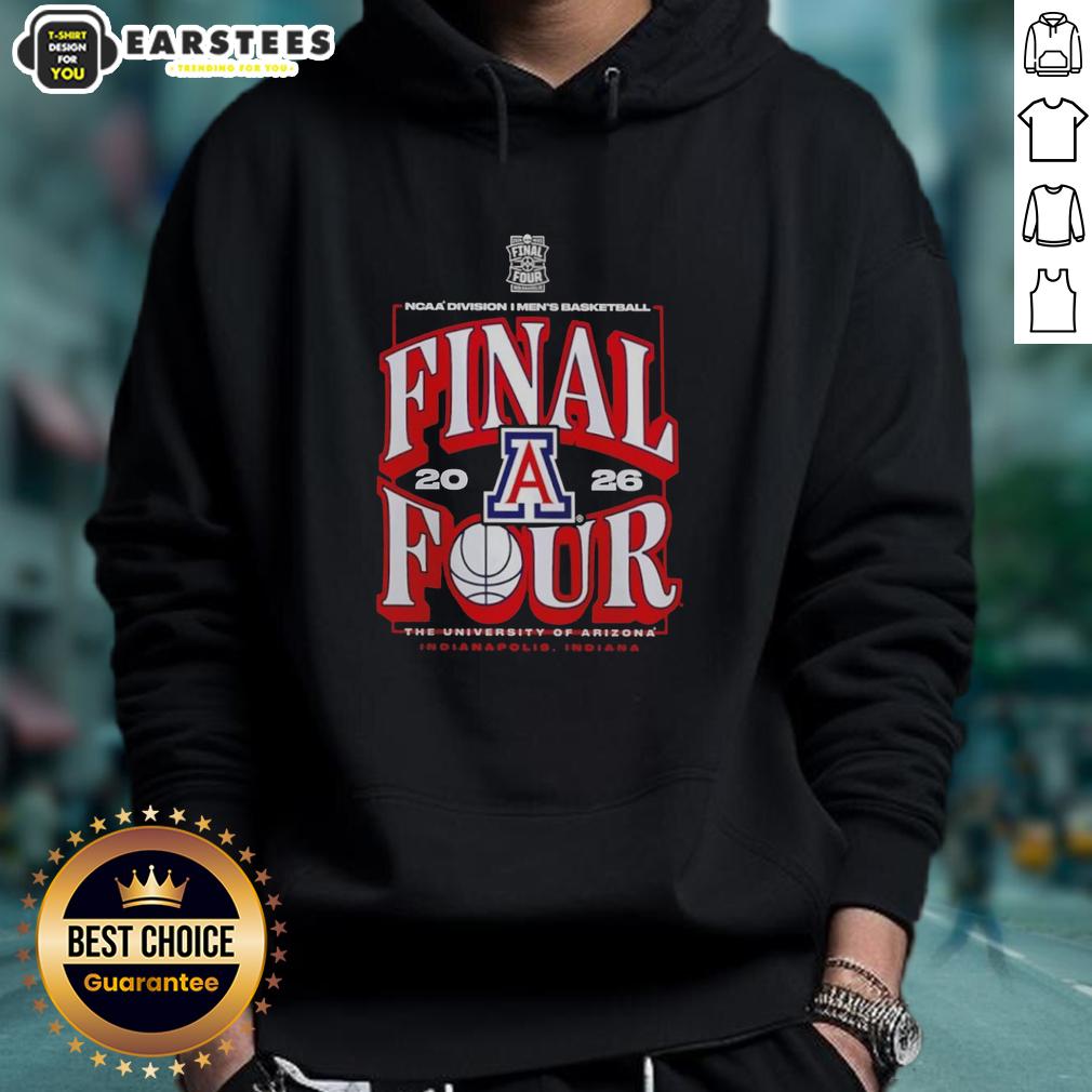 Awesome Arizona Wildcats 2026 NCAA Men's Basketball Tournament March Madness Final Four T-Shirt - Image 2