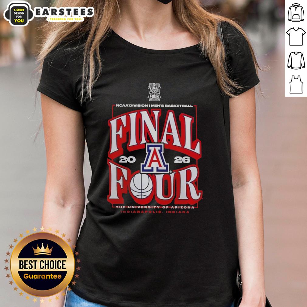 Awesome Arizona Wildcats 2026 NCAA Men's Basketball Tournament March Madness Final Four T-Shirt - Image 3