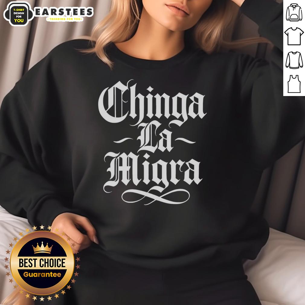 Awesome Chinga LA Migra Protest Slogan T-Shirt - Image 5