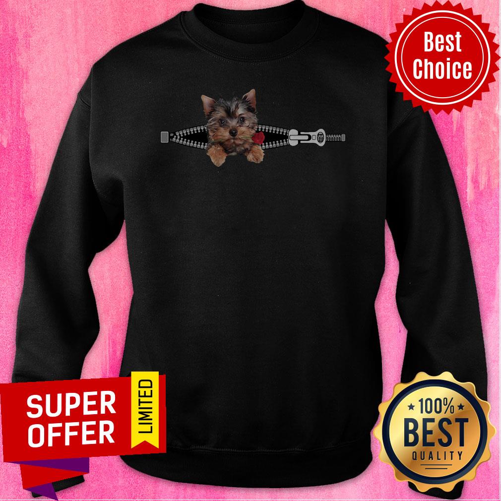 Top Dogs Pisces Yorkshire Terrier Zip And Rose Shirt - Image 2